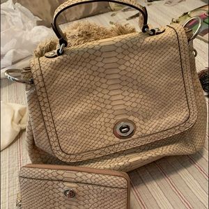 Coach bag and wallet